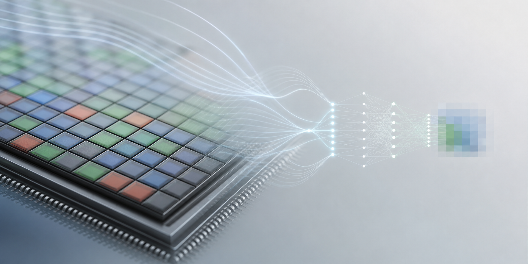 Abstract image sensor and AI signal processing visual